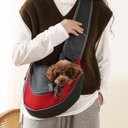 Ver imagem 2 de Bolsa Canguru Cao Gato Pet Cachorro Animal de Estimaçao Carregador Mochila Pequeno Porte Ombros Cost