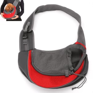 Bolsa Canguru Cao Gato Pet Cachorro Animal de Estimaçao Carregador Mochila Pequeno Porte Ombros Cost