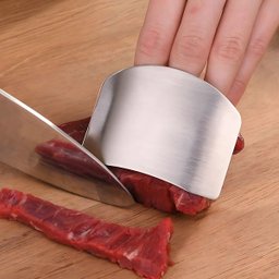 Protetor de Dedos Cortar Legumes Frutas Carne Inox 6,5cm - 2