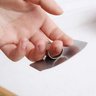 Protetor de Dedos Cortar Legumes Frutas Carne Inox 6,5cm - 3