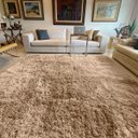 Ver imagem 4 de Tapete para Sala e Quarto Felpudo Cronos Casa Dona 100x140cm Caramelo