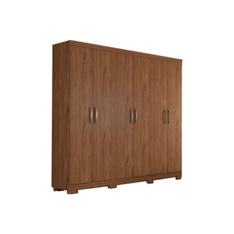 Guarda Roupa 6 Portas e 3 Gavetas Clara Cinamomo - Panan