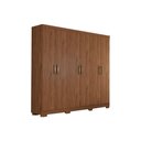Ver imagem 1 de Guarda Roupa 6 Portas e 3 Gavetas Clara Cinamomo - Panan