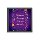 Ver imagem 1 de Quadro Quadrado Hooponopono 20x20cm:Madeira branca
