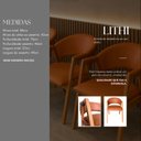 Ver imagem 4 de Conjunto Mesa de Jantar 90cm Redonda com 4 Poltronas Estofadas para Apartamento e Cozinha