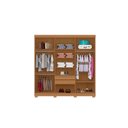 Ver imagem 3 de Guarda Roupa 230cm Casal 6 Portas 2 Gavetas - Cinamomo/ Areia Aramóveis