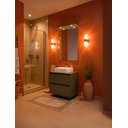 Ver imagem 1 de Gabinete para Banheiro com Cuba e Espelheira com Led 60cm Mdf Verde Dubai - On Móveis