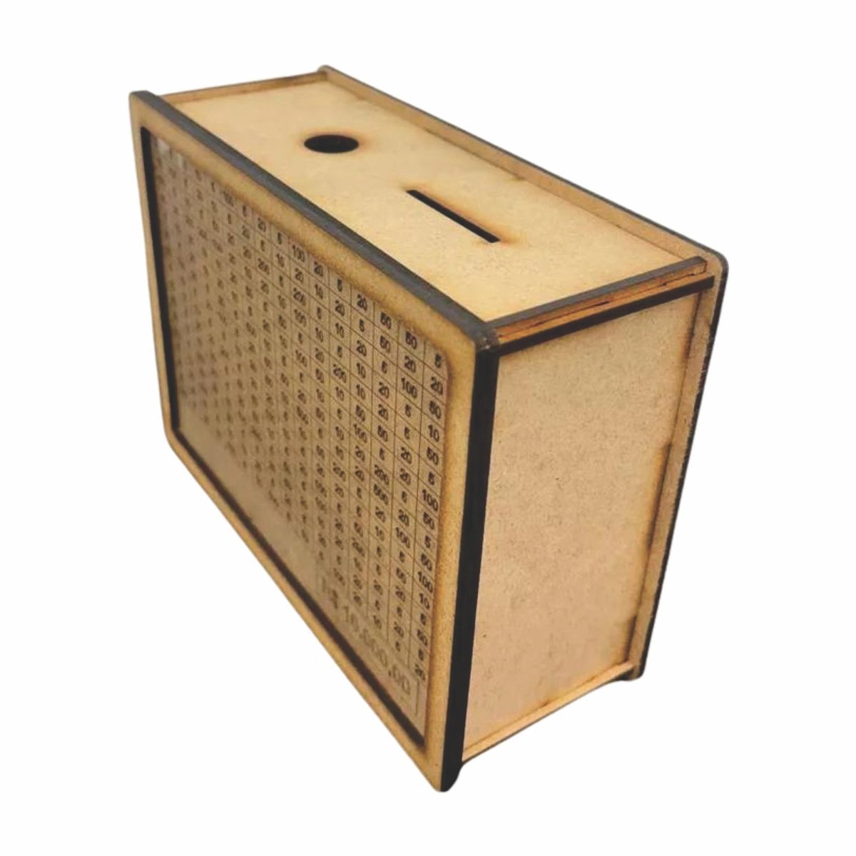 Cofrinho Cofre Guardar Dinheiro Woodbox Japones Poupança Nat - 5