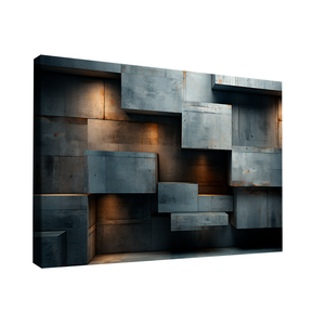 Quadro Decorativo Concreto Bruto Arquitetônico