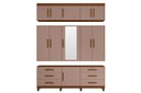 Ver imagem 7 de Guarda Roupa Triplex Triton Plus 11 Portas e 6 Gavetas - Nogueira Cappuccino - Albatroz
