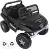 Mini Carro Elétrico Infantil Criança 12v Mercedes Benz Unimog Controle Remoto Preto Brinqway Bw- - 2