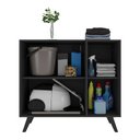 Ver imagem 4 de Armário Lavanderia Retrô com 3 Portas 90 cm Multimóveis MP5033 Preto