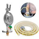Ver imagem 7 de Regulador Registro de Gás de Cozinha com Monômetro Vazão 1kg/h + Mangueira 1,2m com Abraçadeiras | a