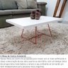 Mesa de Centro Amsterdã Retangular em Aço e MDF Clean - Cobre e Villandry - 2