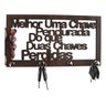 Porta Chaves Engraçado Melhor 1 Chave Decorativo Revestimento Madeira Mdf - 4