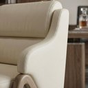 Ver mais imagens de Poltrona Decorativa Madri Pes Madeira Courino Tcs 725 Moll