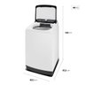 Máquina de Lavar Midea 15kg Ma512w150a Wkbr04 Wave Agitator - 127v - 7