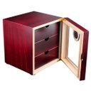 Ver imagem 3 de Caixa Umidora Mini Gabinete com Três Gavetas em Cedro - Marrom