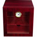 Ver imagem 4 de Caixa Umidora Mini Gabinete com Três Gavetas em Cedro - Marrom