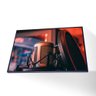 Quadro Microfone Vinil com Vidro Tamanho-moldura 20x20 Caixa Cor Preta - 1