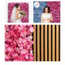 Ver mais imagens de 16 Placas Floral Decorativa 60x40 com Flores Artificiais para Festas e Parede