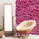 Ver imagem 2 de 16 Placas Floral Decorativa 60x40 com Flores Artificiais para Festas e Parede