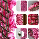 Ver imagem 7 de 16 Placas Floral Decorativa 60x40 com Flores Artificiais para Festas e Parede