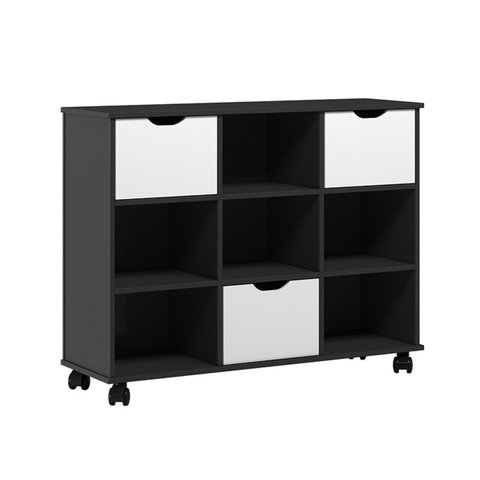 Nicho Organizador c/ 3 Gavetas com Rodízio Roterdã Q01 - Doce Sonho Móveis NICHO ORGANIZADOR NICHO D