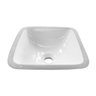 Cuba de Embutir Banheiro Quadrada Branca Lavabo 30x30 Dotec - 1