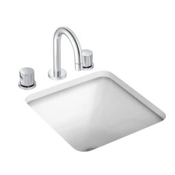 Cuba de Embutir Banheiro Quadrada Branca Lavabo 30x30 Dotec - 2