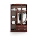 Ver imagem 2 de Guarda-Roupa 3 Portas 2 Gavetas Suíça Móveis Mpo