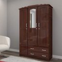 Ver imagem 3 de Guarda-Roupa 3 Portas 2 Gavetas Suíça Móveis Mpo