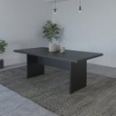 Ver imagem 2 de Mesa de Jantar Retangular para 6 Lugares 200cm Preto MJ2157
