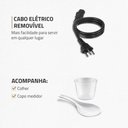 Ver mais imagens de Panela de Pressão Elétrica Mondial Pratic Cook 3l 10 Funções 700w Preto 220v - Pe-47-3l-i