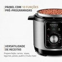 Ver imagem 3 de Panela de Pressão Elétrica Mondial Pratic Cook 3l 10 Funções 700w Preto 220v - Pe-47-3l-i