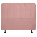 Ver imagem 3 de Cabeceira Cama Box King Berlim 195cm Suede Rose