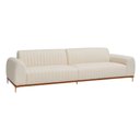 Ver imagem 5 de Sofá 3 Lugares 230cm Cocie Bouclé Off White - Sallar Home