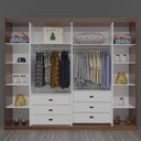 Ver imagem 2 de Guarda-roupa Casal 6 Portas e 6 Gavetas Rivoli Bom Pastor