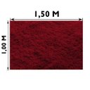 Ver imagem 4 de Tapete Sala Quarto Felpudo Shaggy 100x140 Vermelho Casa Dona