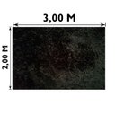 Ver imagem 4 de Tapete Sala Quarto Felpudo Shaggy 200x300 Preto Casa Dona