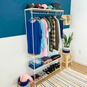 Ver imagem 2 de Arara Armário Modular Industrial Ample Natural e Branco