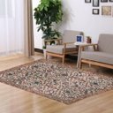 Ver imagem 1 de Tapete Persa Sala Quarto ou Escritório Estilo Rústico Antiderrapante 1,4 x 2,0 M Casa Dona