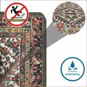 Ver imagem 2 de Tapete Persa Sala Quarto ou Escritório Estilo Rústico Antiderrapante 1,4 x 2,0 M Casa Dona