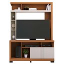 Ver imagem 1 de Estante Home Theater Elba Freijó/off White Matte para Tv até 50” - Colibri