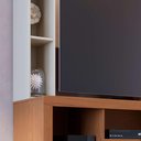 Ver imagem 4 de Estante Home Theater Elba Freijó/off White Matte para Tv até 50” - Colibri