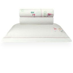 Jogo de Cama Solteiro 200 Fios Riviera Francesa - Naturalle Fashion Estampado - 2