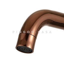 Torneira Para Tanque de Parede Capivari Pingoo.casa - Dourado Rose - 4