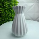 Ver imagem 4 de Vaso centro de mesa branco pequeno de cerâmica moderno