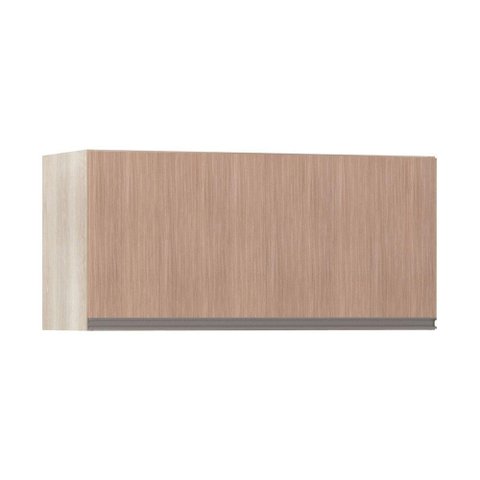 Armário Basculante 80cm 1 Porta Luci Legno Crema C/Cumaru