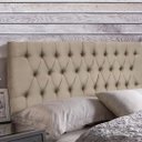 Ver imagem 2 de Painel Cabeceira Dubai para cama box-1,28 Mt-Suede Bege
